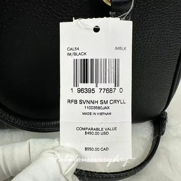 Coach Savannah Small Carryall Bag In Leather/Gold/Black CAL54 NWT - Picture 4 of 8